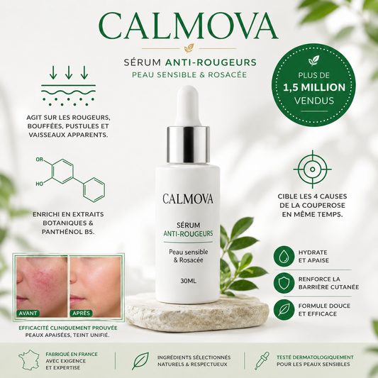 CALMOVA Sérum Anti-Rougeurs & Rosacée